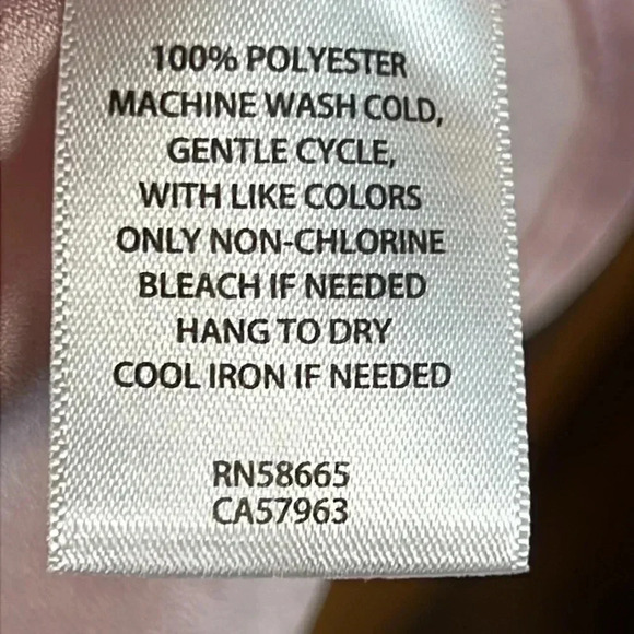 Womens Pink Tank top 100% Polyester Summer casual small Y2K streetwear round nec - Picture 6 of 6